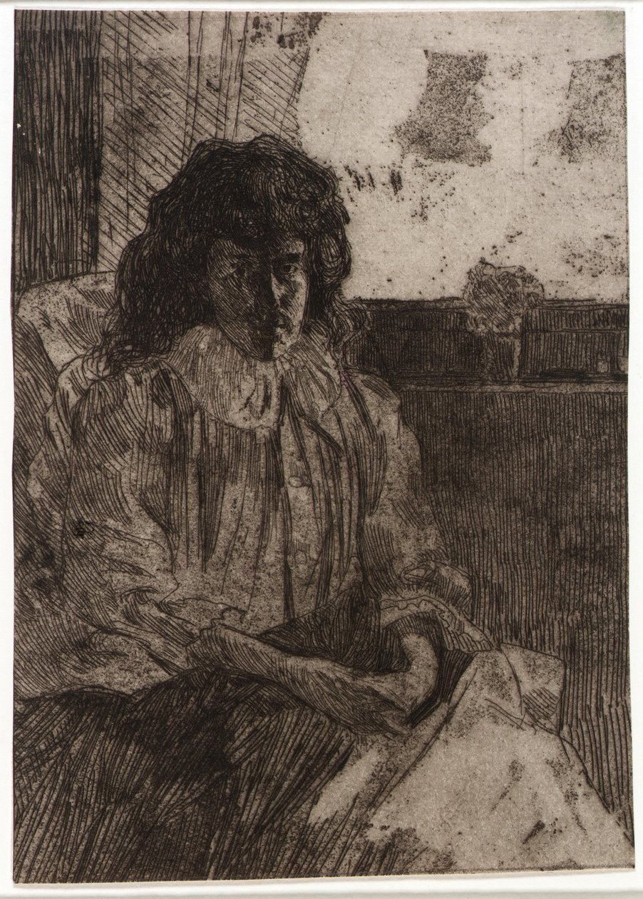 Szkic przy oknie nr 2 autorstwa J. Alden Weir