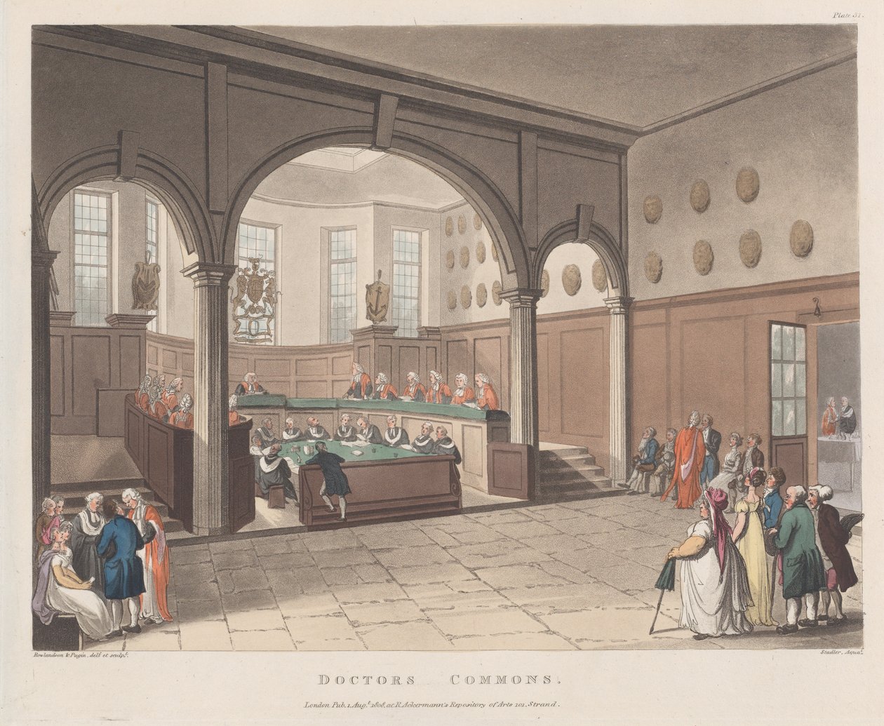 Gmina lekarska, 1808., 1808. autorstwa J. Bluck