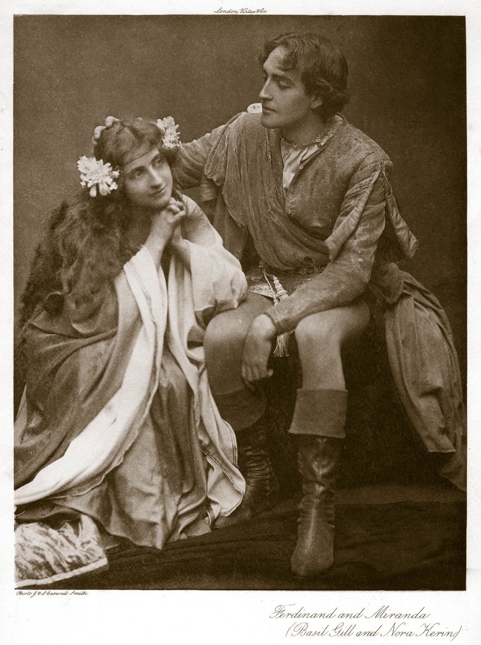 "Ferdynand i Miranda", ok. 1900. autorstwa J Caswall Smith