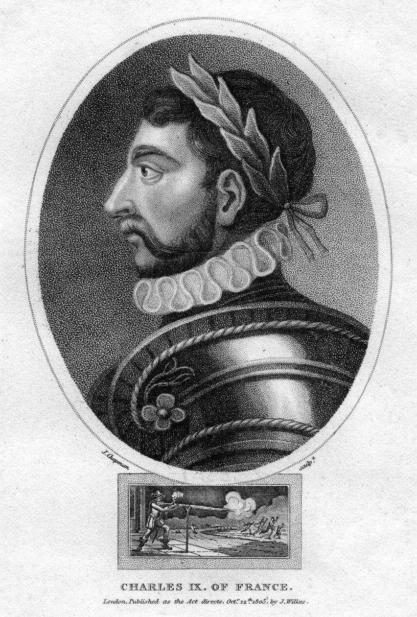 Karol IX, król Francji, 1805. autorstwa J. Chapman