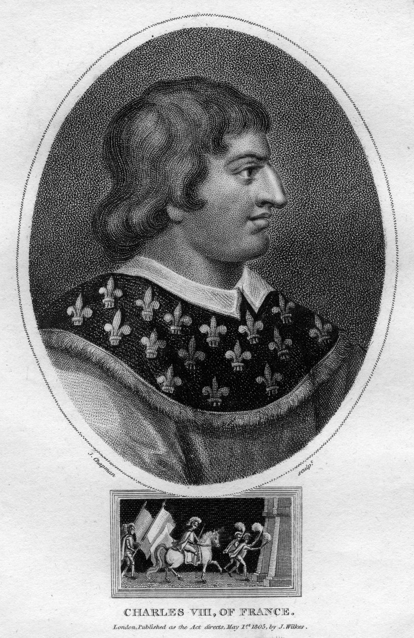 Karol VIII, król Francji, 1805. autorstwa J. Chapman