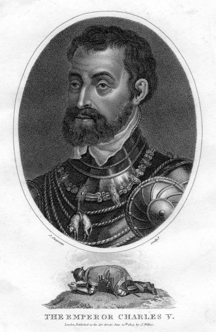 Karol V, cesarz rzymski, 1807 r. autorstwa J. Chapman