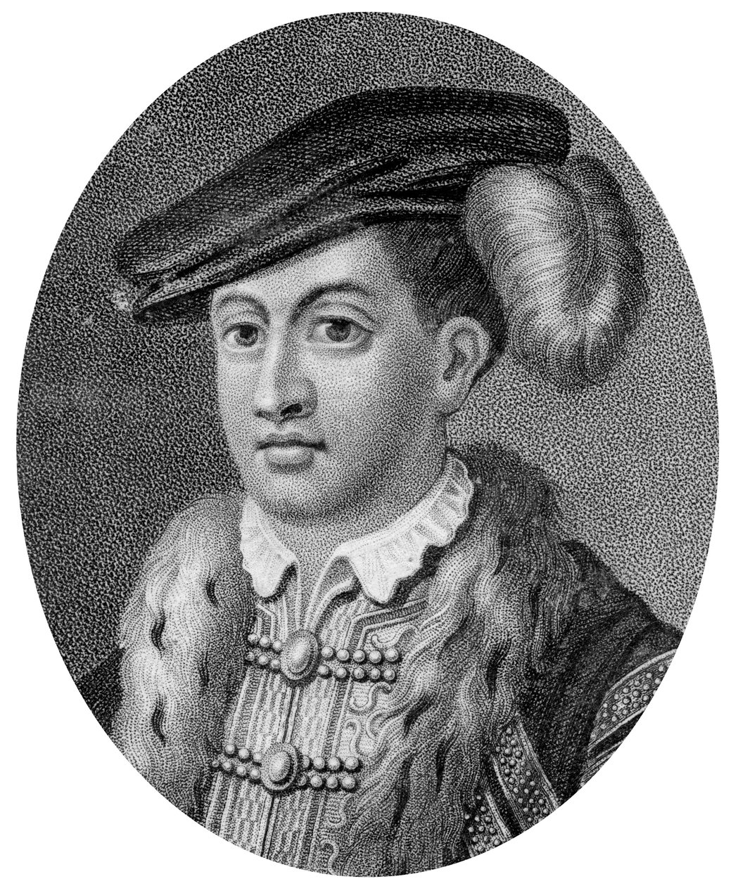 Edward VI, król Anglii, 1804. autorstwa J. Chapman