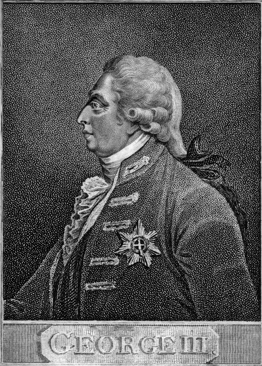 Jerzy III z Wielkiej Brytanii. autorstwa J. Chapman