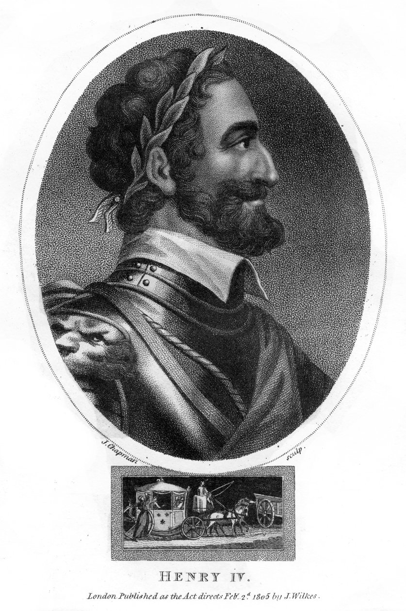 Henryk IV, król Francji, 1805. autorstwa J. Chapman