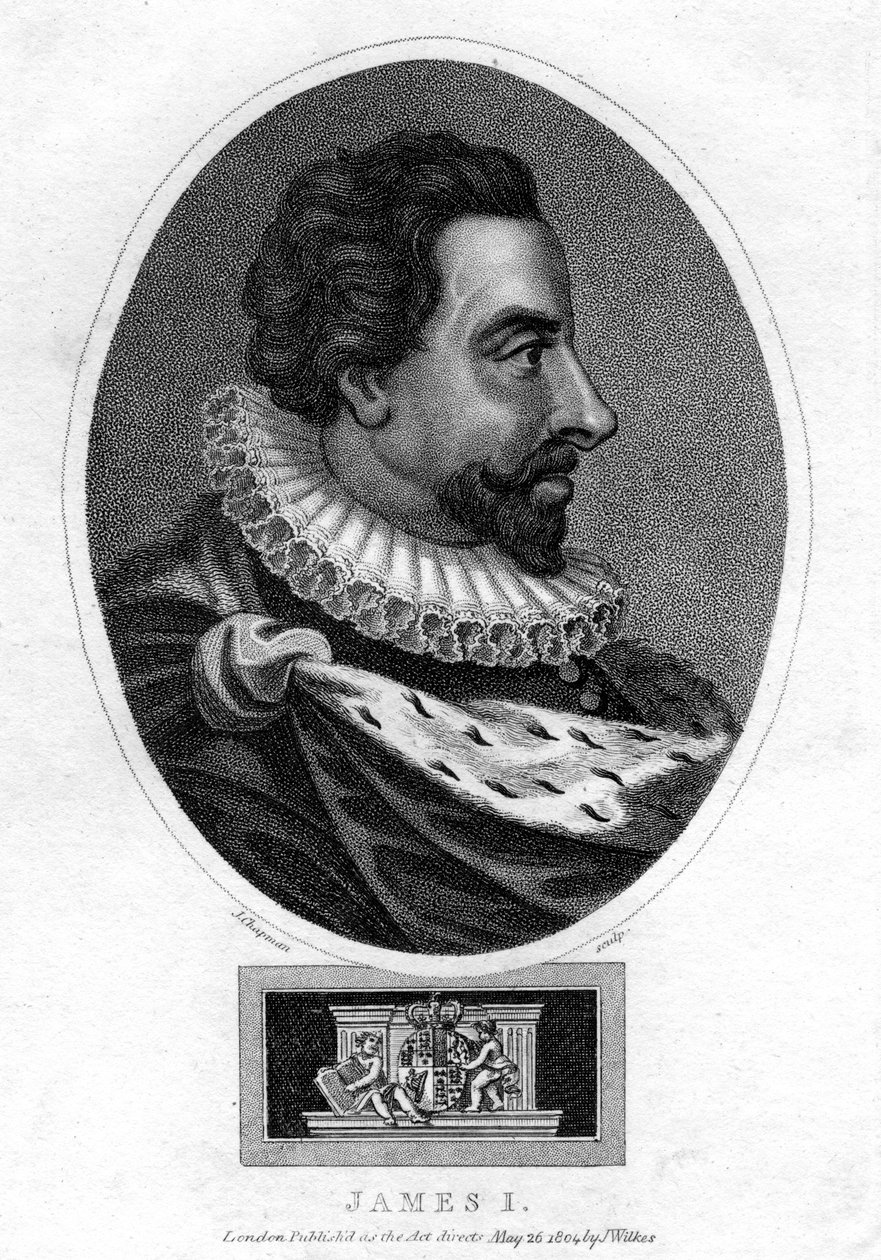 Jakub I z Anglii, 1804. autorstwa J. Chapman