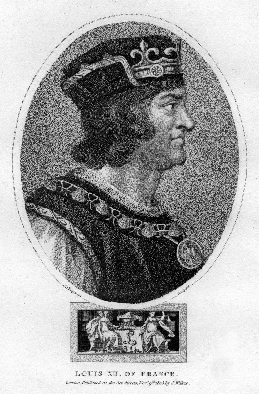 Ludwik XII, król Francji, 1805. autorstwa J. Chapman