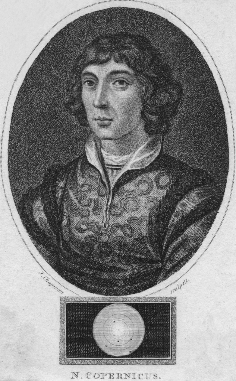 N. Kopernik, koniec XVIII i początek XIX wieku. autorstwa J. Chapman