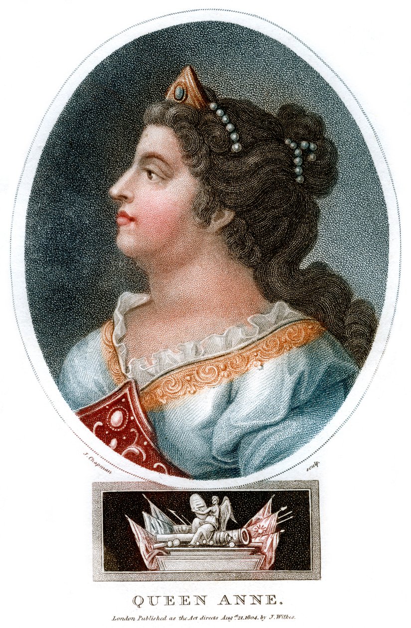 Królowa Anna 1665-1714, 1804. autorstwa J. Chapman