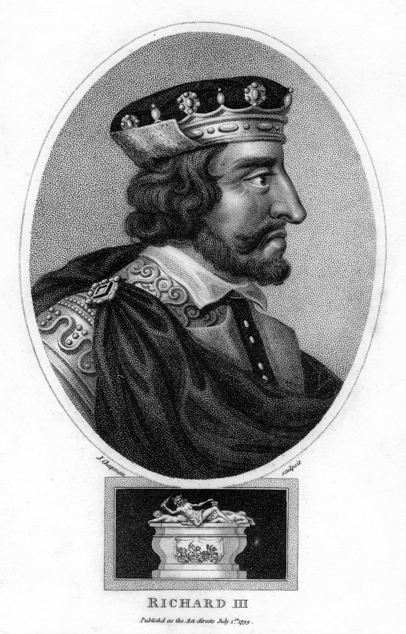Ryszard III z Anglii, 1799. autorstwa J. Chapman