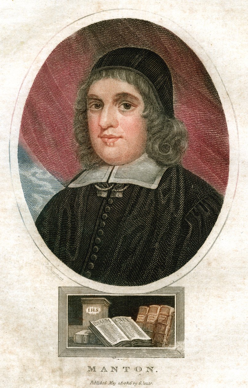 Thomas Manton, duchowny purytański, 1816 r. autorstwa J. Chapman