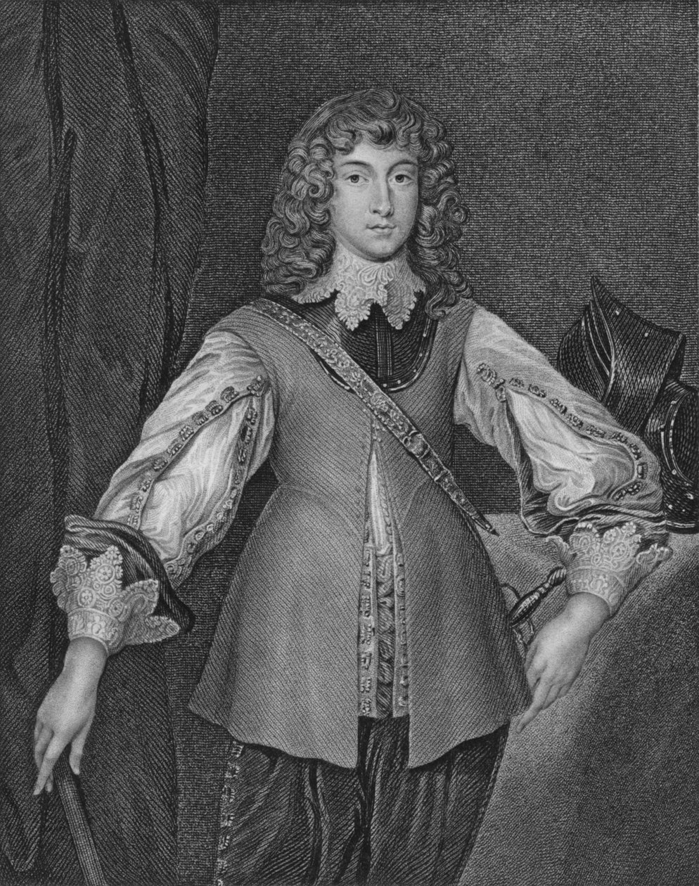 Książę Rupert, ok. 1640, początek XIX wieku. autorstwa J. Cochran