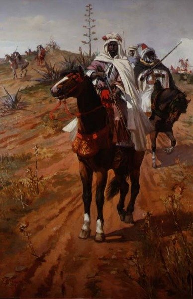 Arabscy Jeźdźcy autorstwa J. Colaco