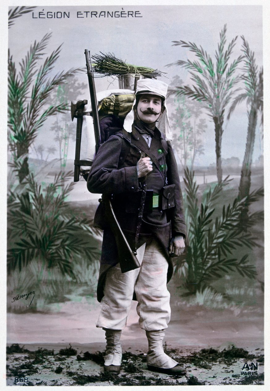 Legionista cudzoziemski francuski, ok. 1900. autorstwa J. Geiser