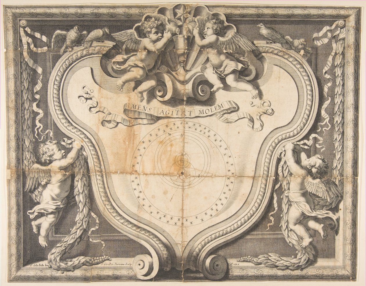 System Kopernikański, ca. 1639. autorstwa J Girardin