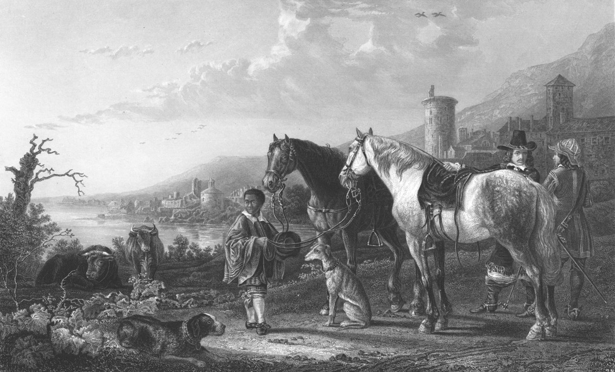 Strona niewolników, ok. 1854 r. autorstwa J. Godfrey