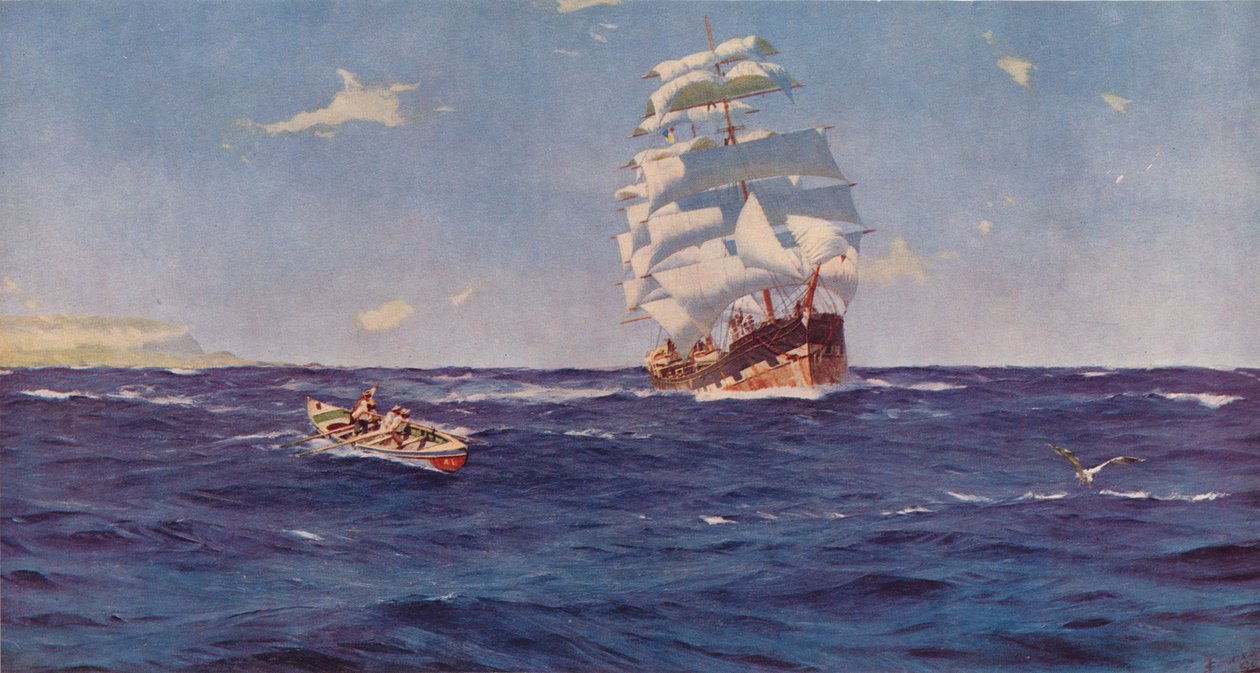 Off Valparaiso, 1899, 1938 autorstwa J Greig Pirie