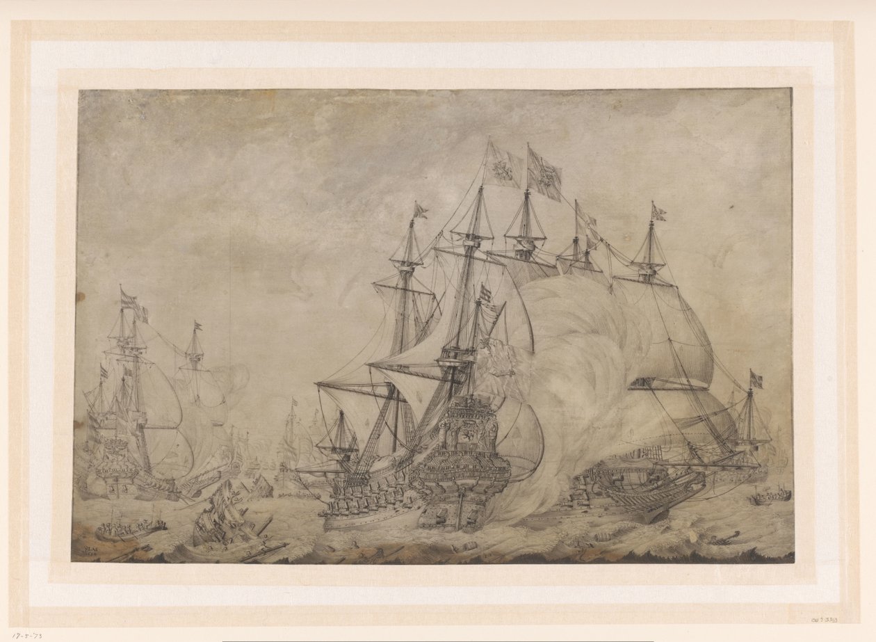 Bitwa pod Terheide, 1653 autorstwa J. Plas