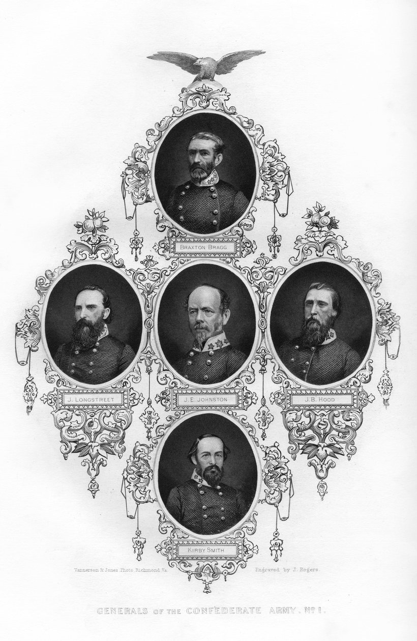 Generałowie Armii Konfederacji, 1862-1867. autorstwa J. Rogers