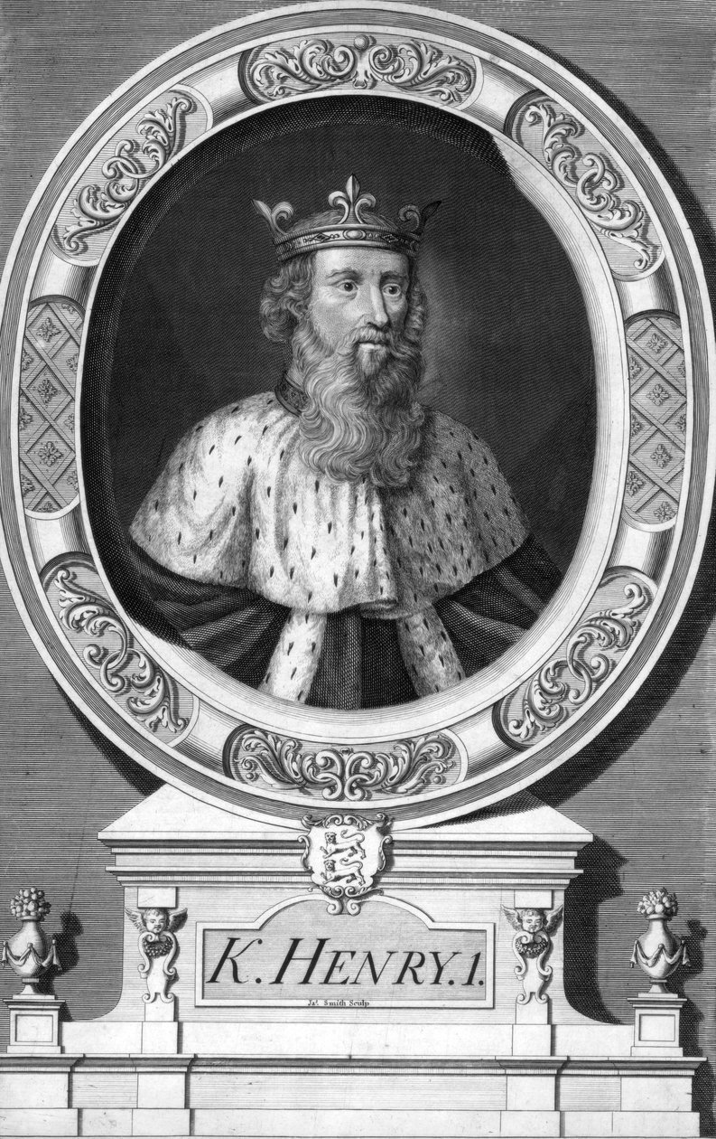 Henryk I, król Anglii. autorstwa J. Smith