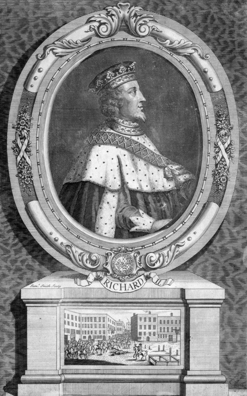 Ryszard II, król Anglii. autorstwa J. Smith