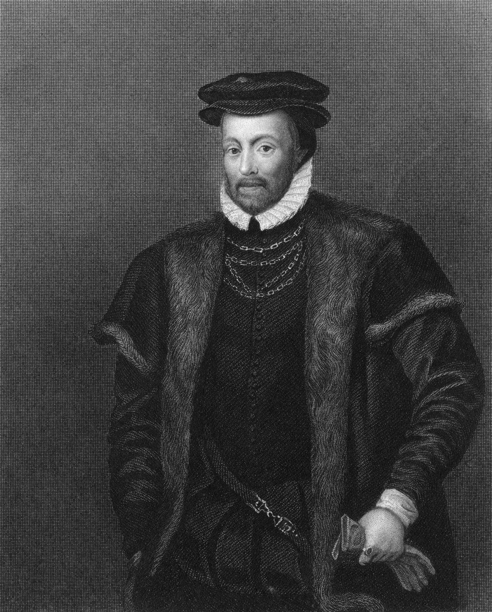 Edward, 1. Lord North, 1825 r autorstwa J. Thomson