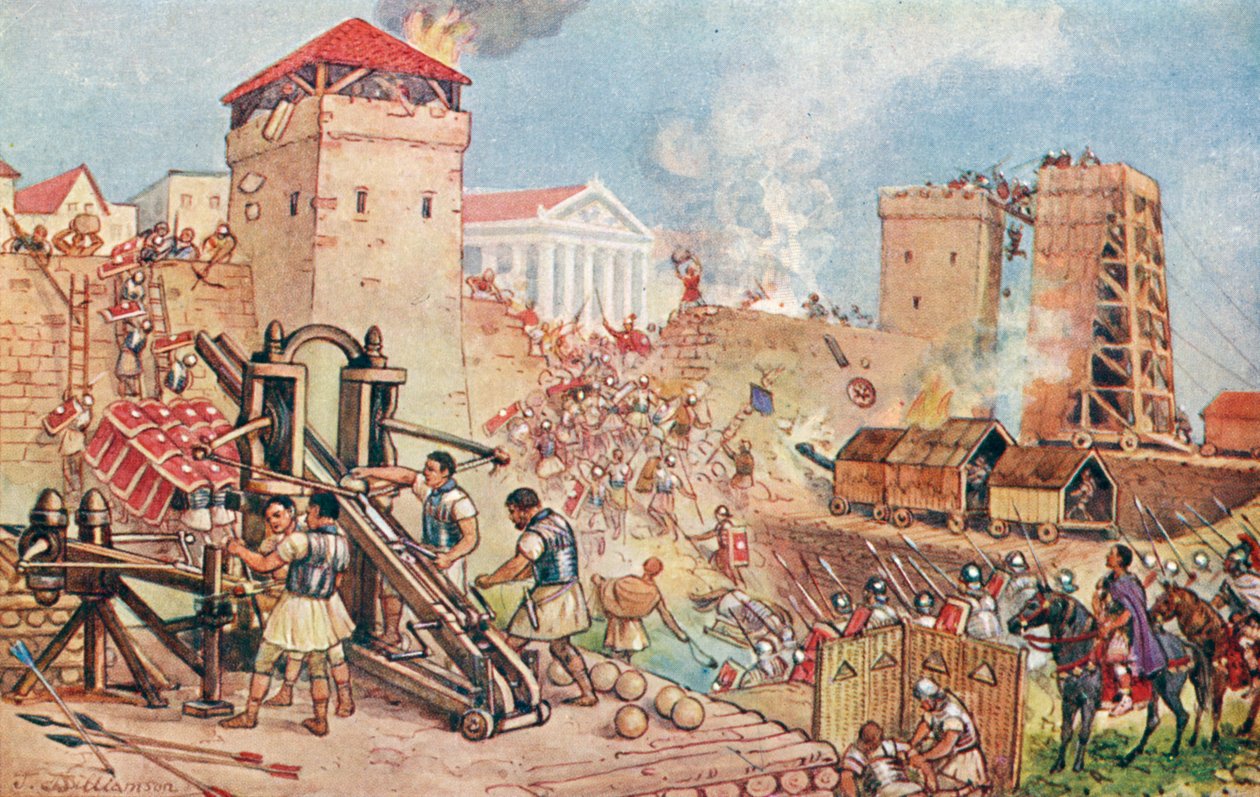 Oblężenia w Imperium Rzymskim (druk) autorstwa J. Williamson