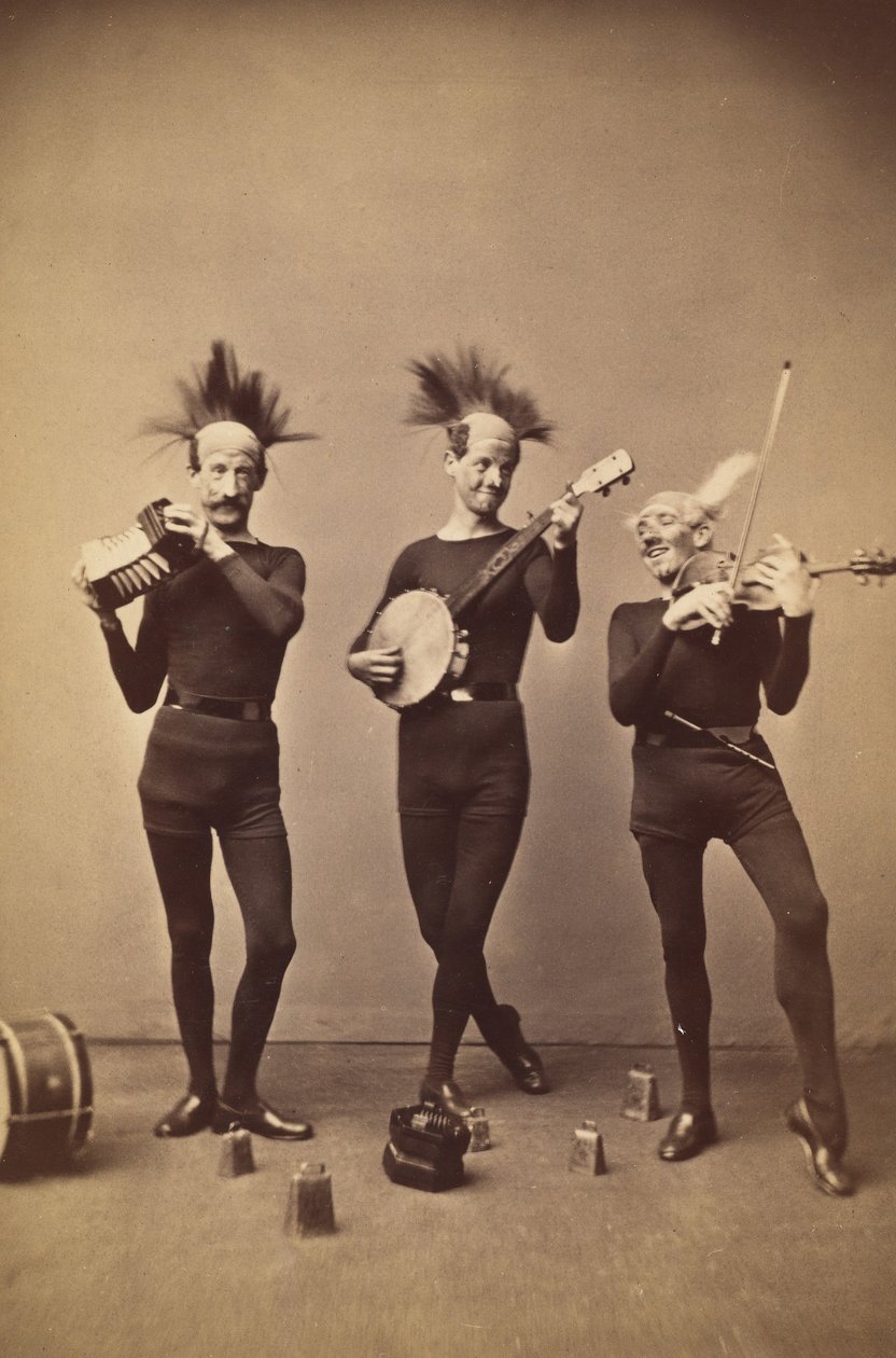 Musical Mokes, lata 60. XIX wieku. autorstwa J. Wood