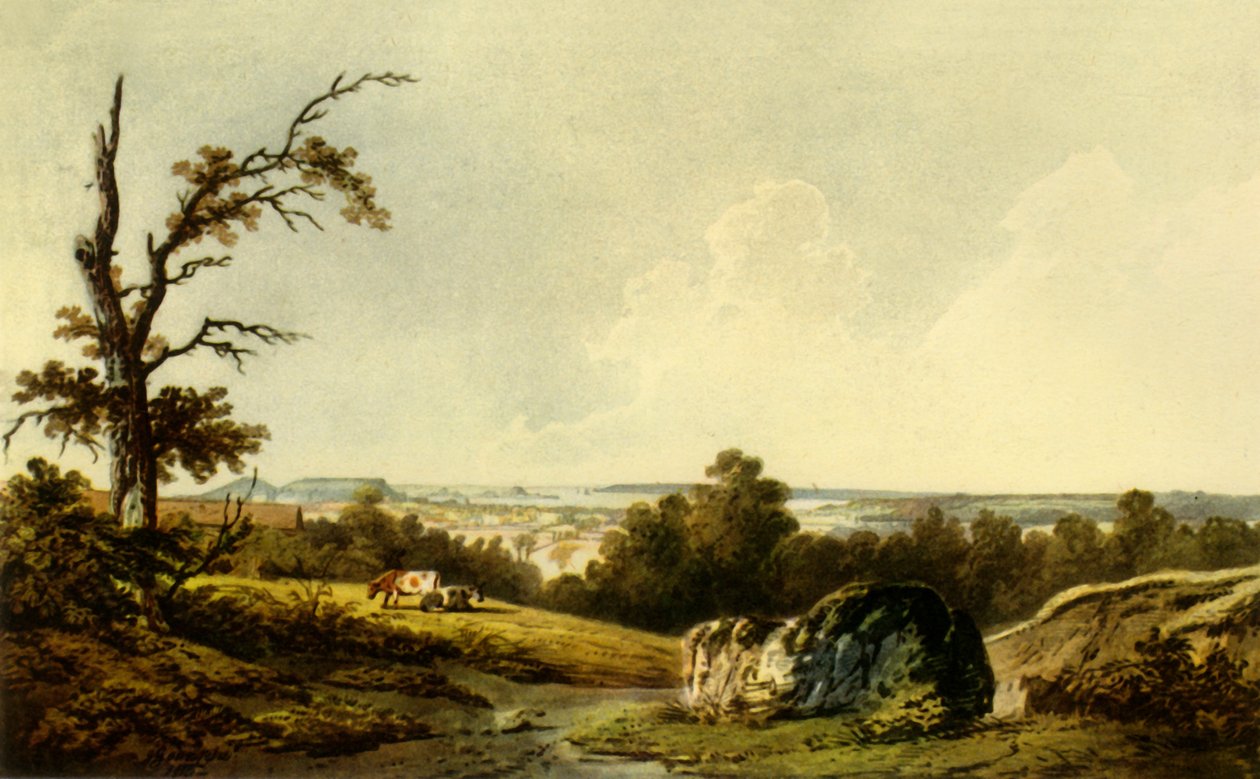 „Św. Helier, Jersey”, 1946. autorstwa J Young