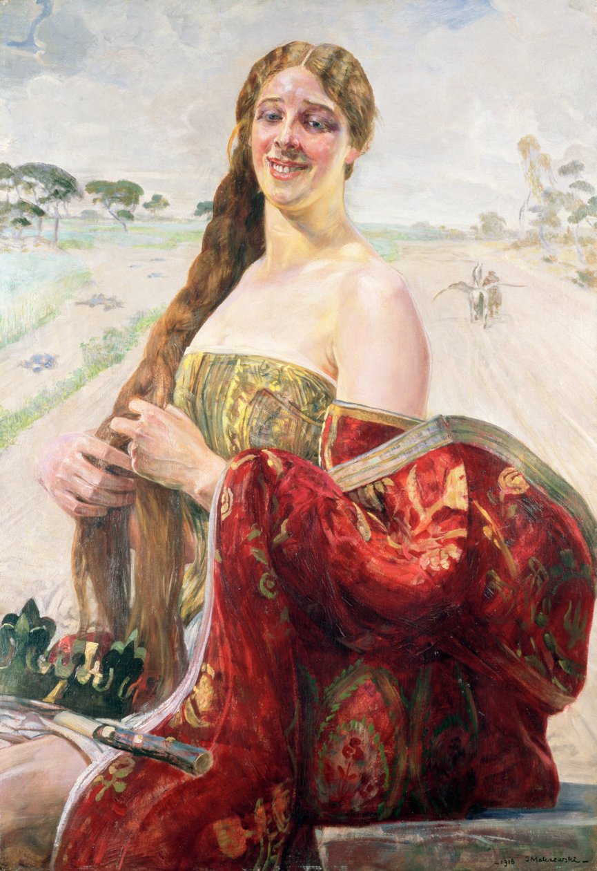 Polska, 1918 autorstwa Jacek Malczewski