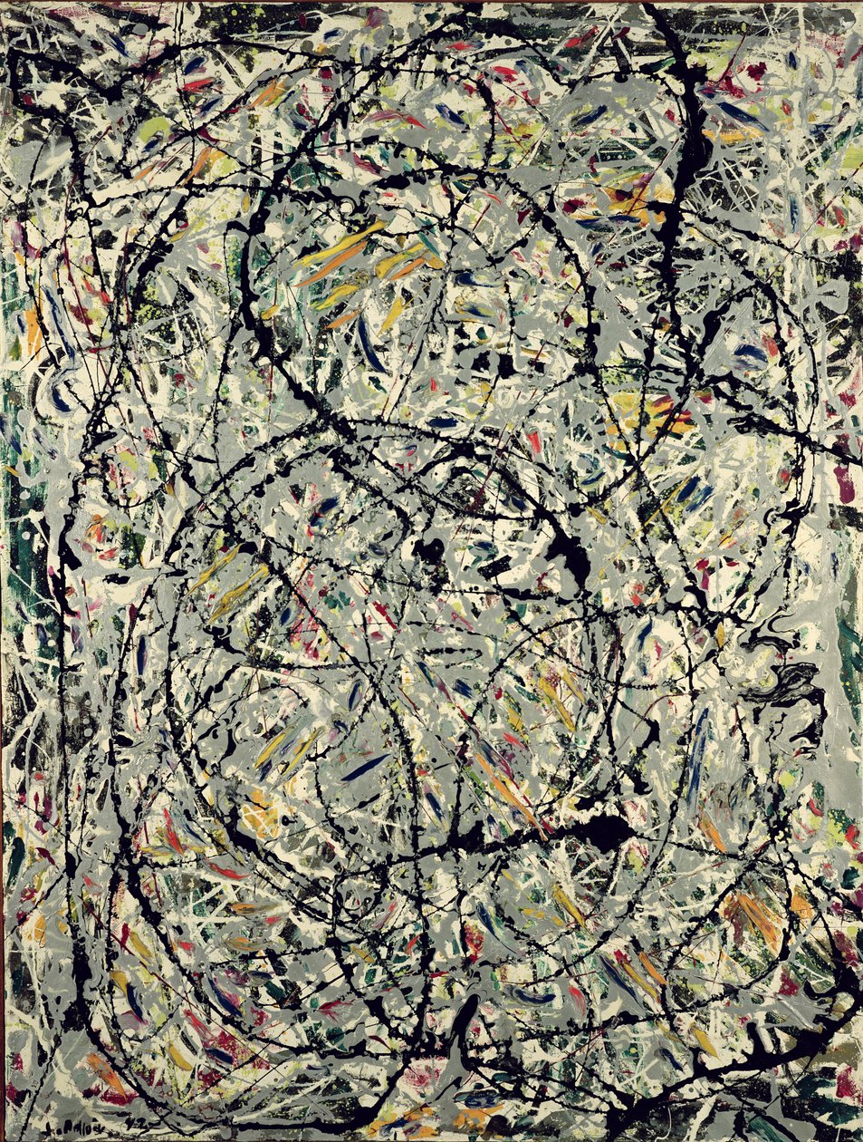 Pofałdowane ścieżki autorstwa Jackson Pollock
