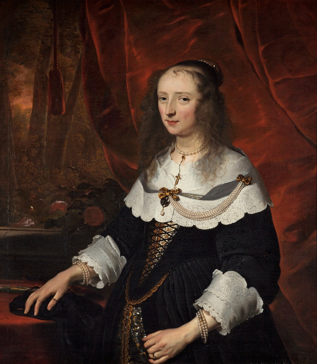 Nieznana Pani, c.1645 autorstwa Jacob Adriensz Backer