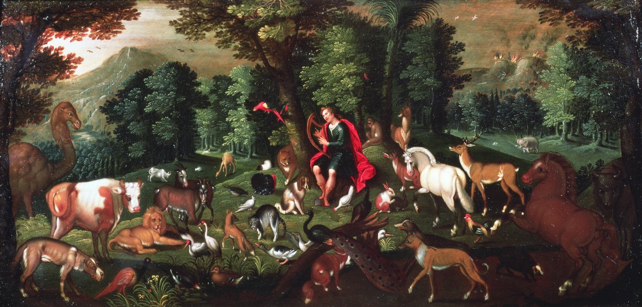 Orfeusz i zwierzęta autorstwa Jacob Bouttats