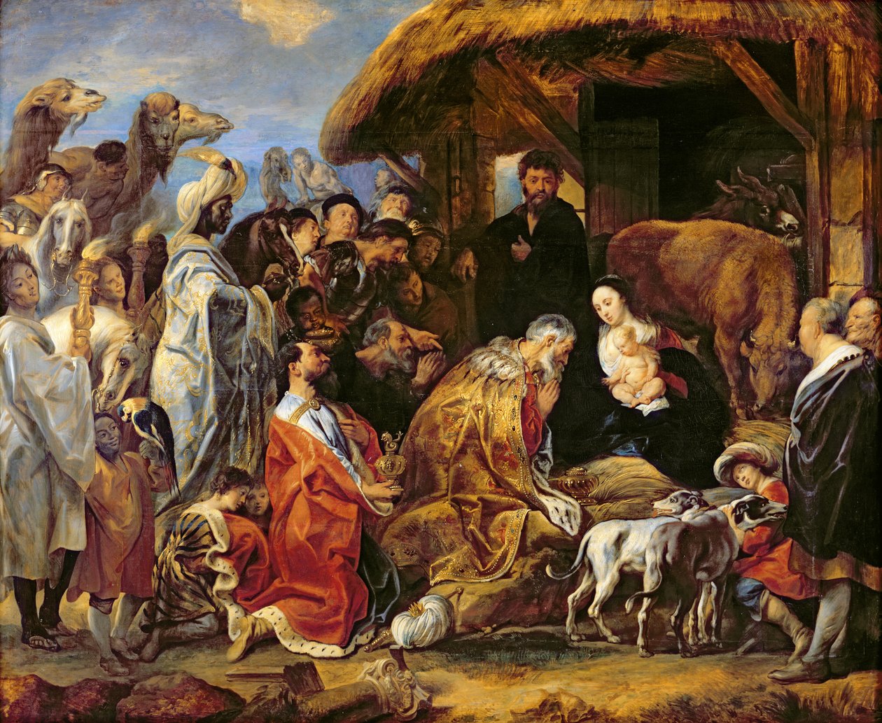Pokłon Trzech Króli autorstwa Jacob Jordaens