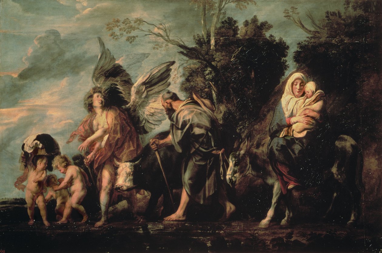 Египет рүү хийсэн нислэг, 17-р зуун autorstwa Jacob Jordaens