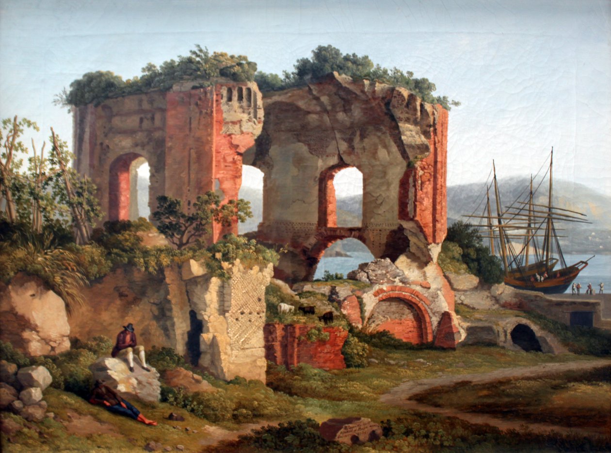 Świątynia Wenus w Baja I autorstwa Jacob Philipp Hackert