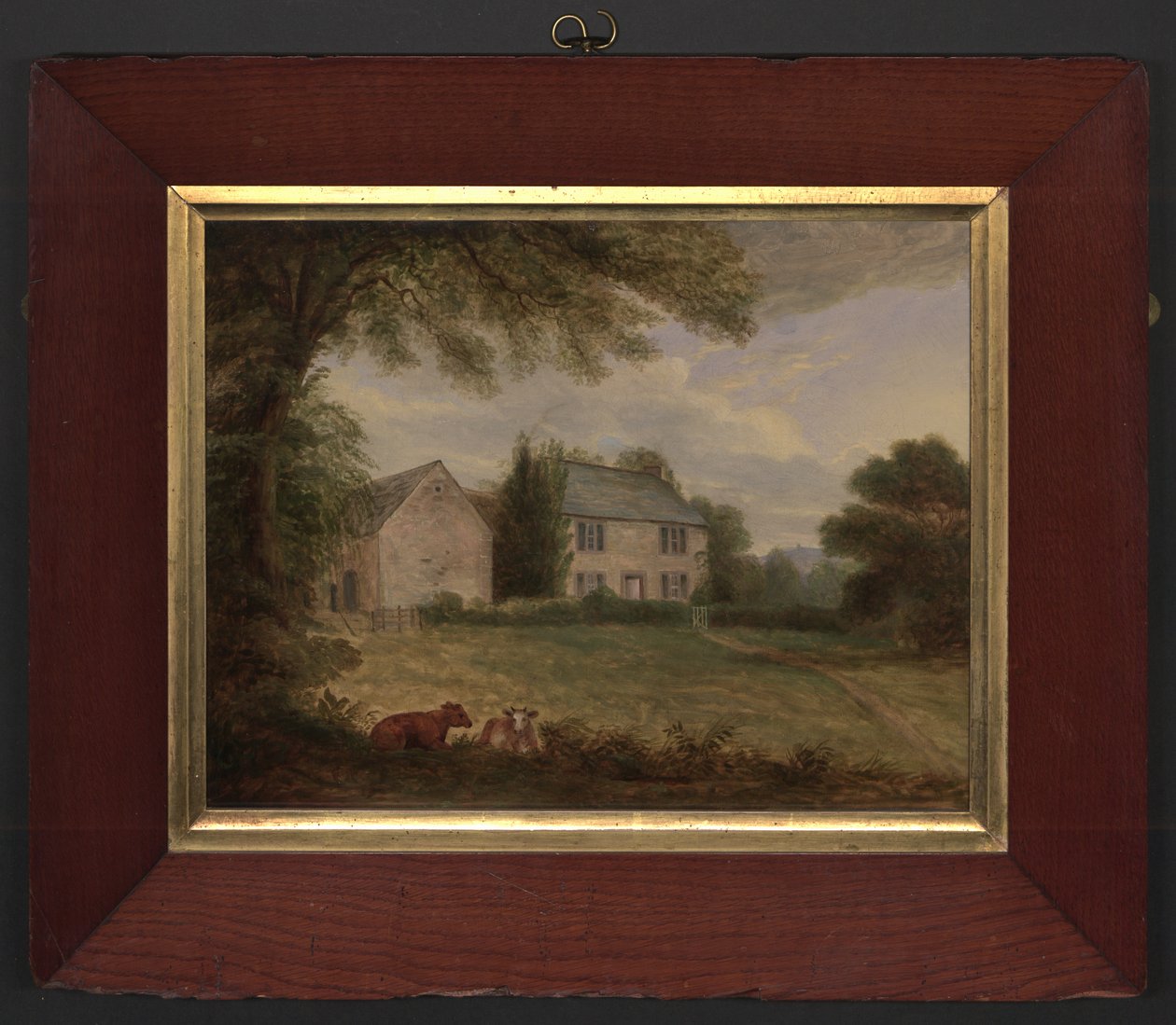 Dom Thomasa Wilkinsona w Yanwath, ok. 1822-29 r. autorstwa Jacob Thompson