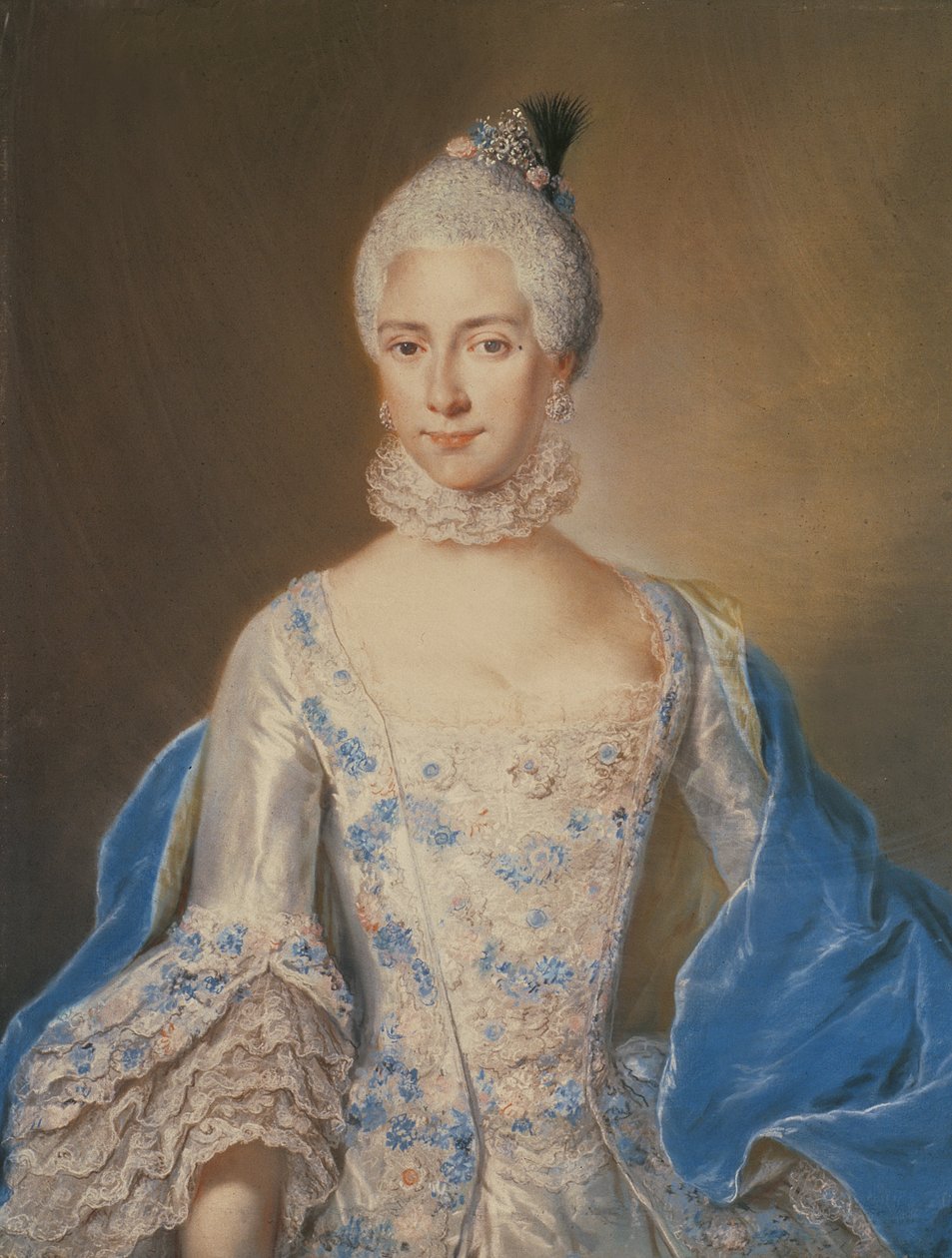 Portret Joanny Florentyny Muhl, 1766 autorstwa Jacob Wessel