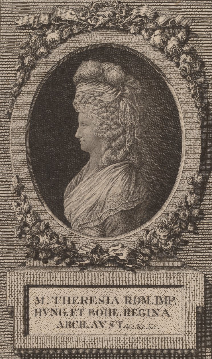 Marie-Teresa, Święta Cesarzowa Rzymska. autorstwa Jacob Adam