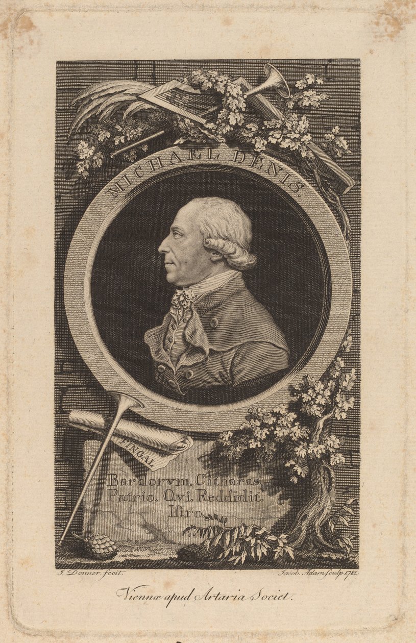 Johann-Michael Denis autorstwa Jacob Adam after Johann Donner