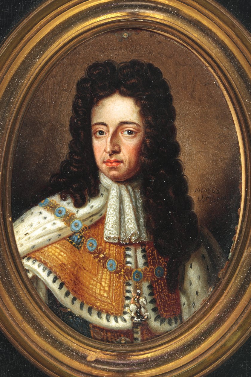 Wilhelm III (emalia) autorstwa Jacob Christian