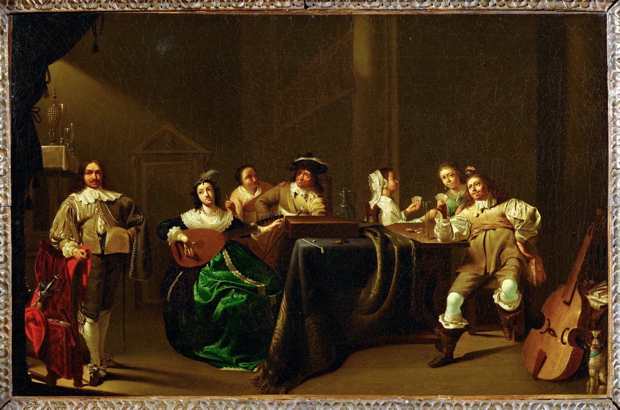 Une joyeuse compagnie - wesoła kompania ... autorstwa Jacob Duck
