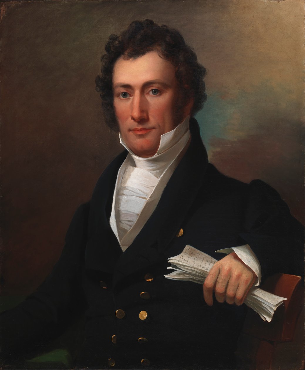 Joshua Tevis, 1827. autorstwa Jacob Eichholtz
