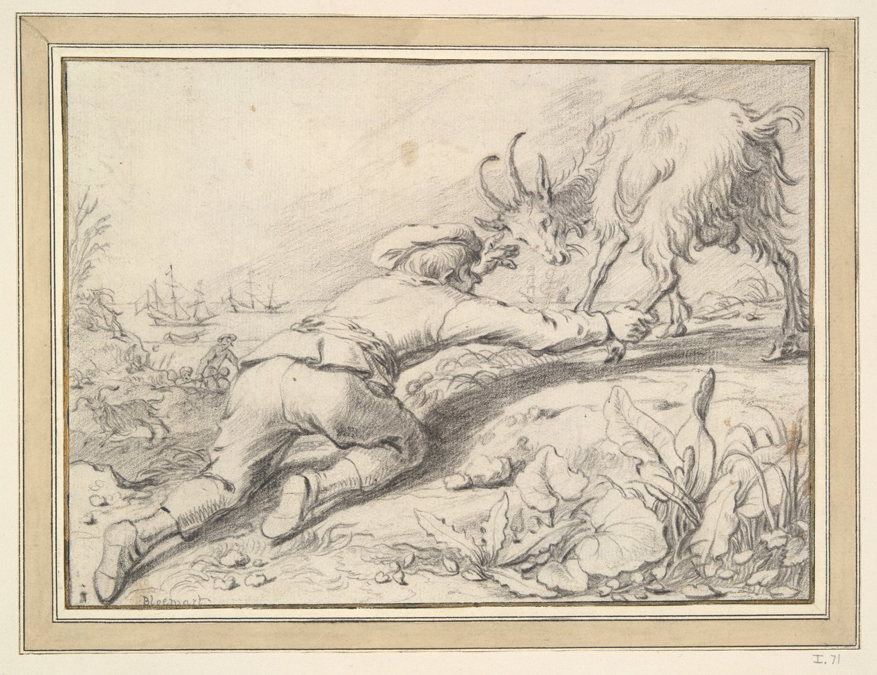 Chłopiec łapiący kozę autorstwa Jacob Gerritsz Cuyp
