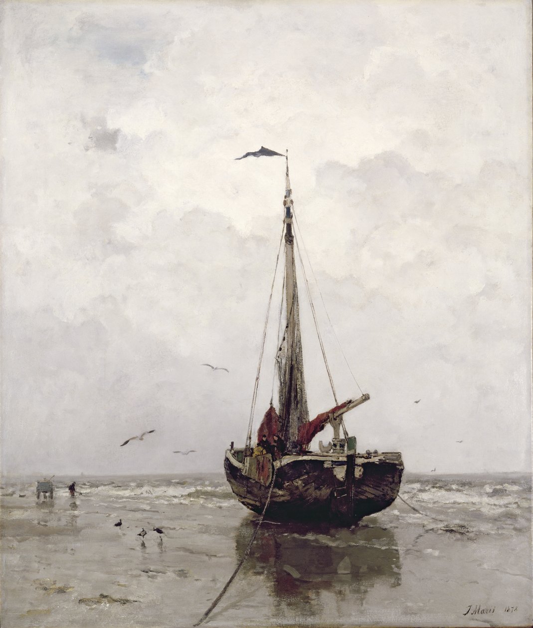 Łódź rybacka autorstwa Jacob Henricus or Hendricus Maris