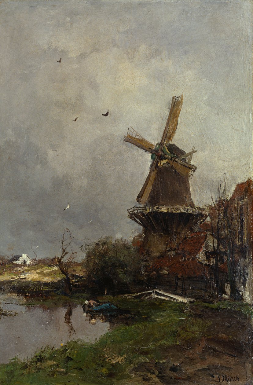 Wiatrak autorstwa Jacob Henricus or Hendricus Maris