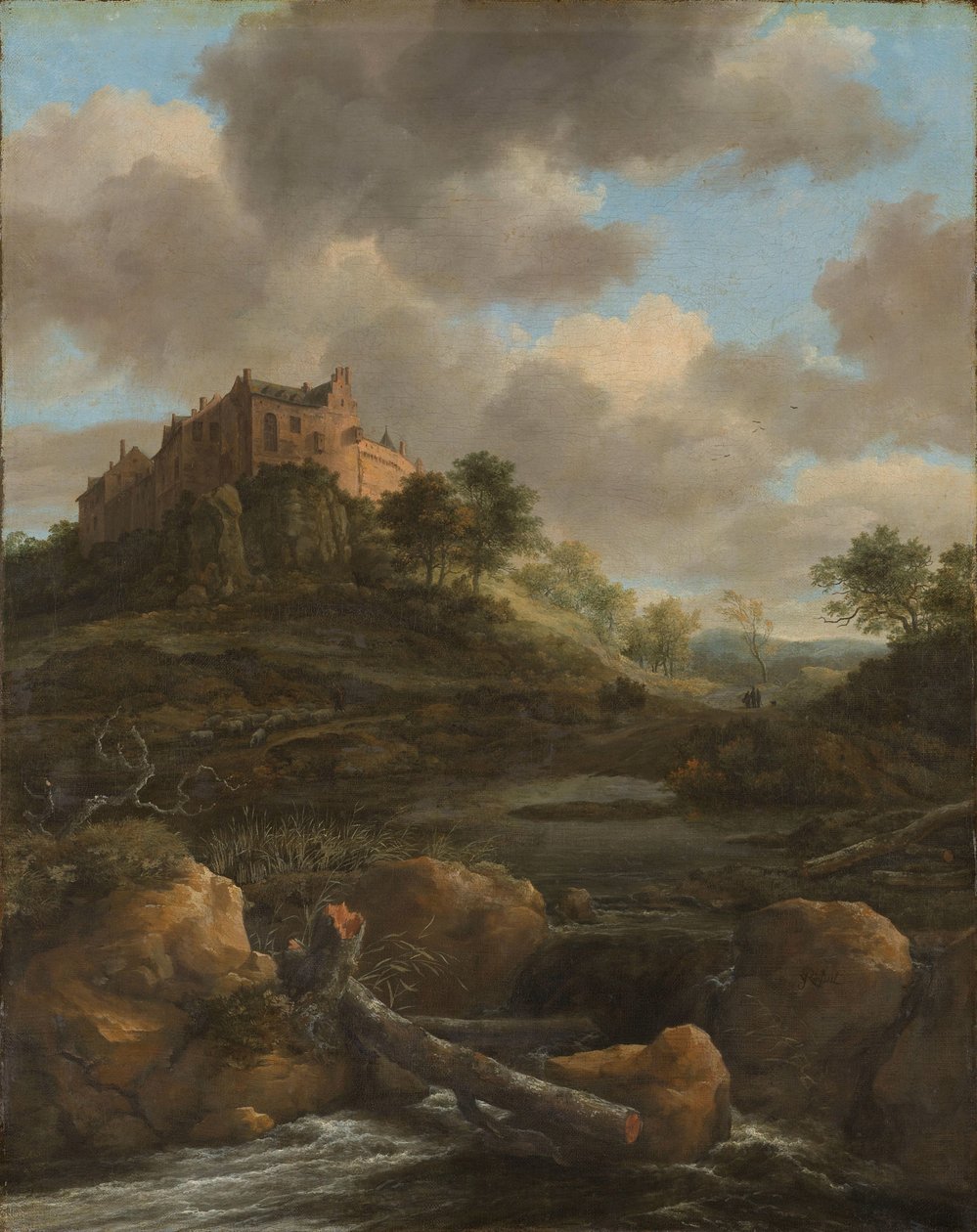 Zamek Bentheim autorstwa Jacob van Ruisdael