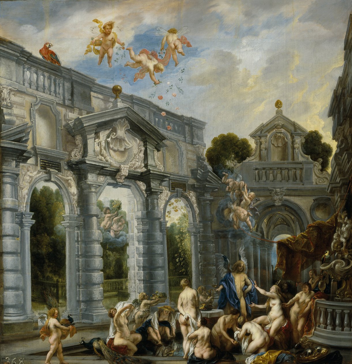 Amor i Psyche autorstwa Jacob Jordaens