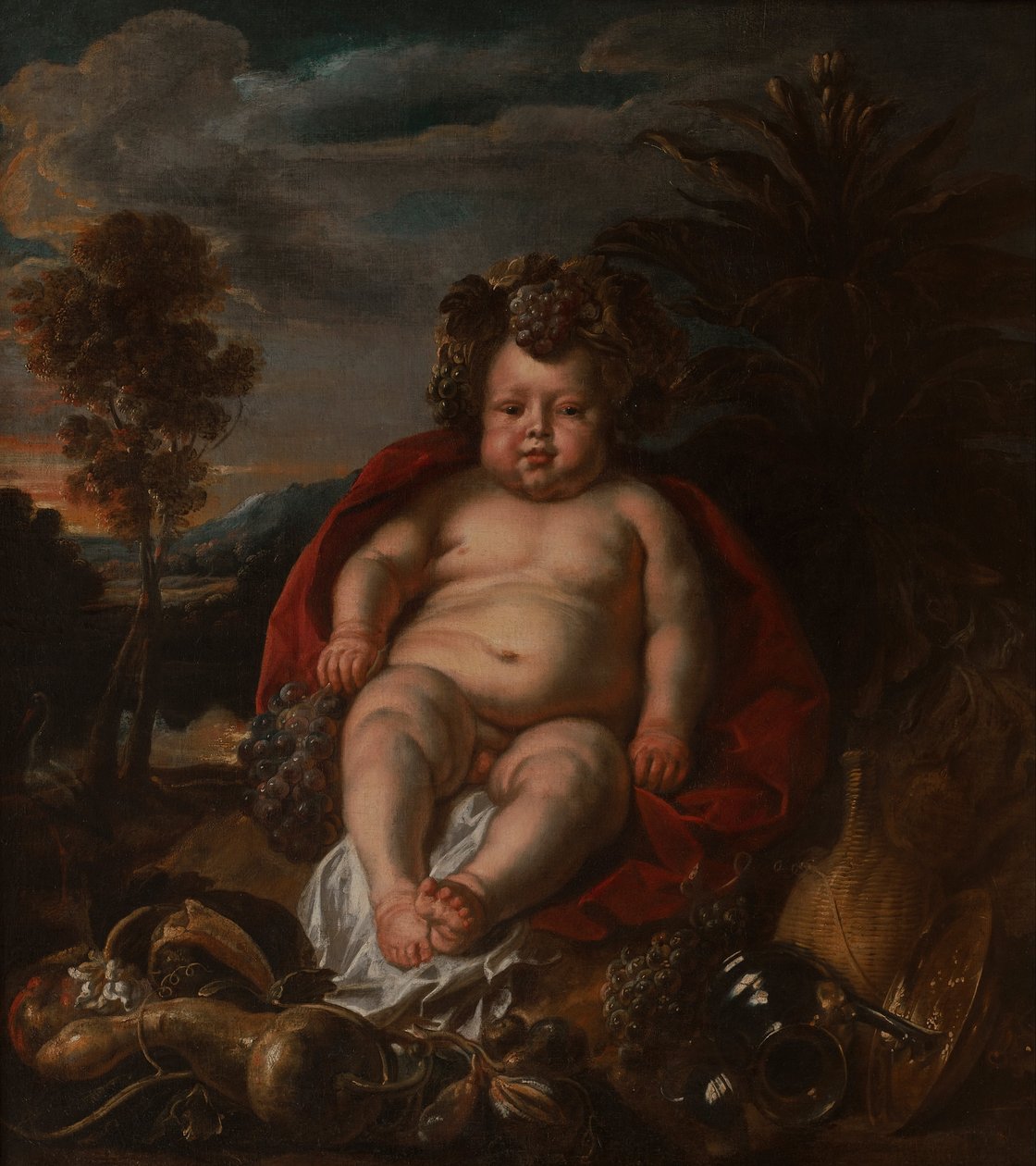 Bachus jako dziecko autorstwa Jacob Jordaens