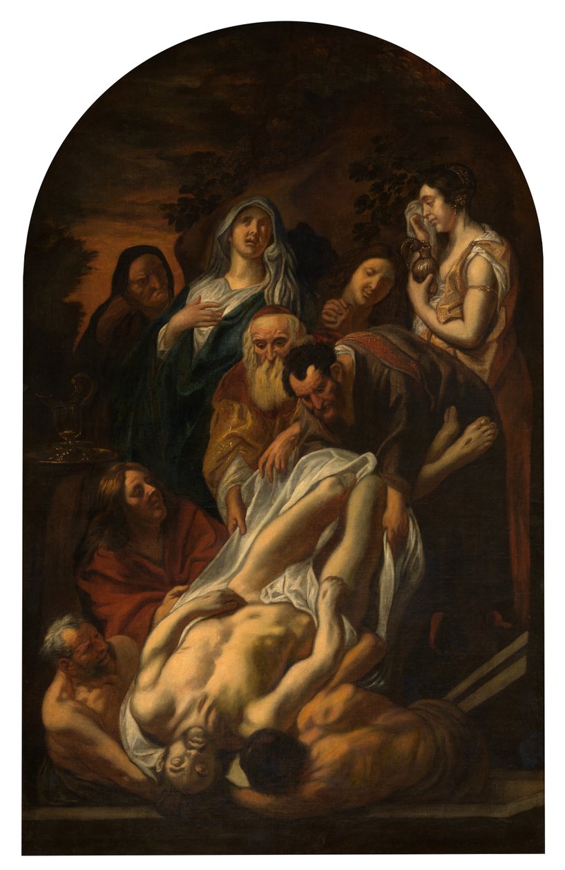 Pochówek Chrystusa autorstwa Jacob Jordaens